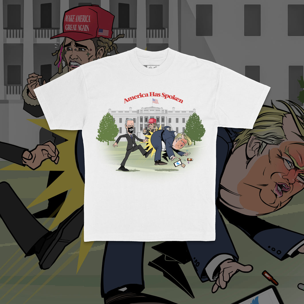 Toxik America Has Spoken Trump T-Shirt (WHITE)